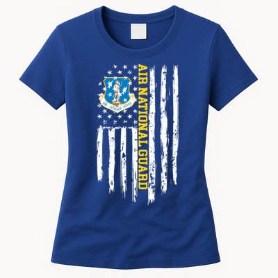 Air National Guard American Flag Gift Womens T-Shirt