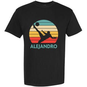 Alejandro Name Gift Personalized Soccer Garment-Dyed Heavyweight T-Shirt