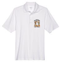 AinT No Ghost But The Holy Ghost Ghost Christian Halloween Men's Origin Performance Pique Polo