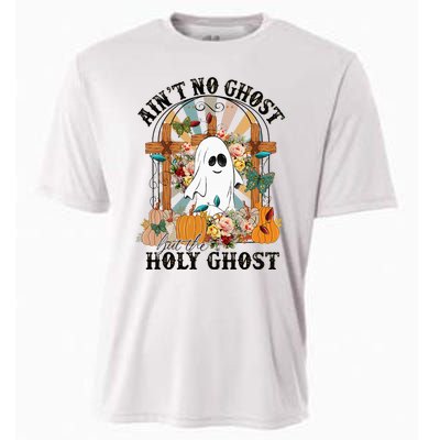 AinT No Ghost But The Holy Ghost Ghost Christian Halloween Cooling Performance Crew T-Shirt