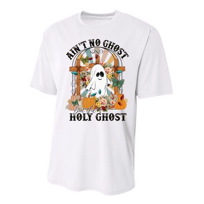 AinT No Ghost But The Holy Ghost Ghost Christian Halloween Performance Sprint T-Shirt