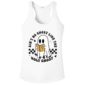 AinT No Ghost Like The Holy Ghost Halloween Ghoul Ladies PosiCharge Competitor Racerback Tank