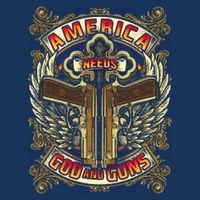 America Needs God And Guns Apron