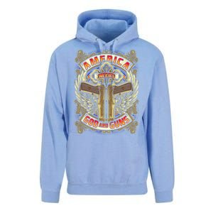 America Needs God And Guns Unisex Surf Hoodie