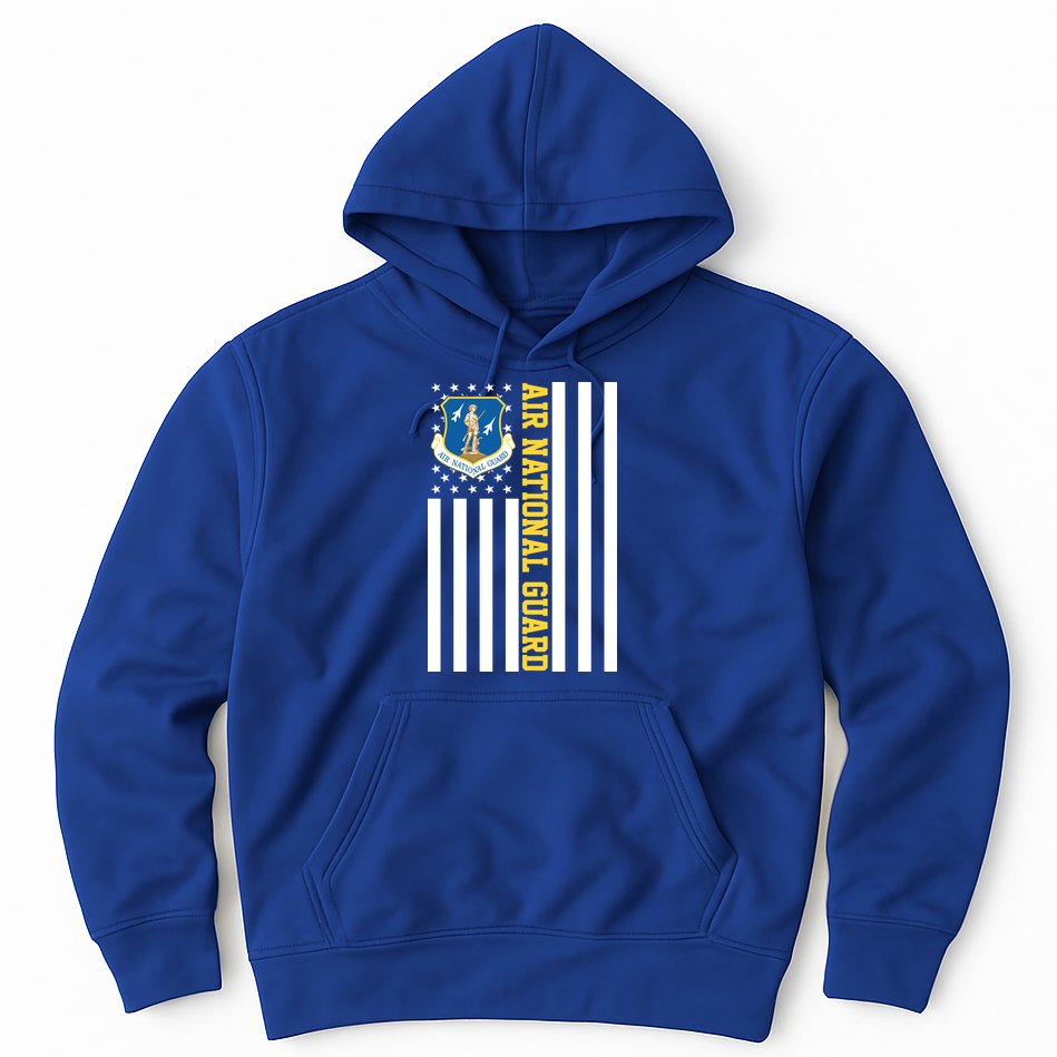 Air National Guard American Flag Gift Hoodie