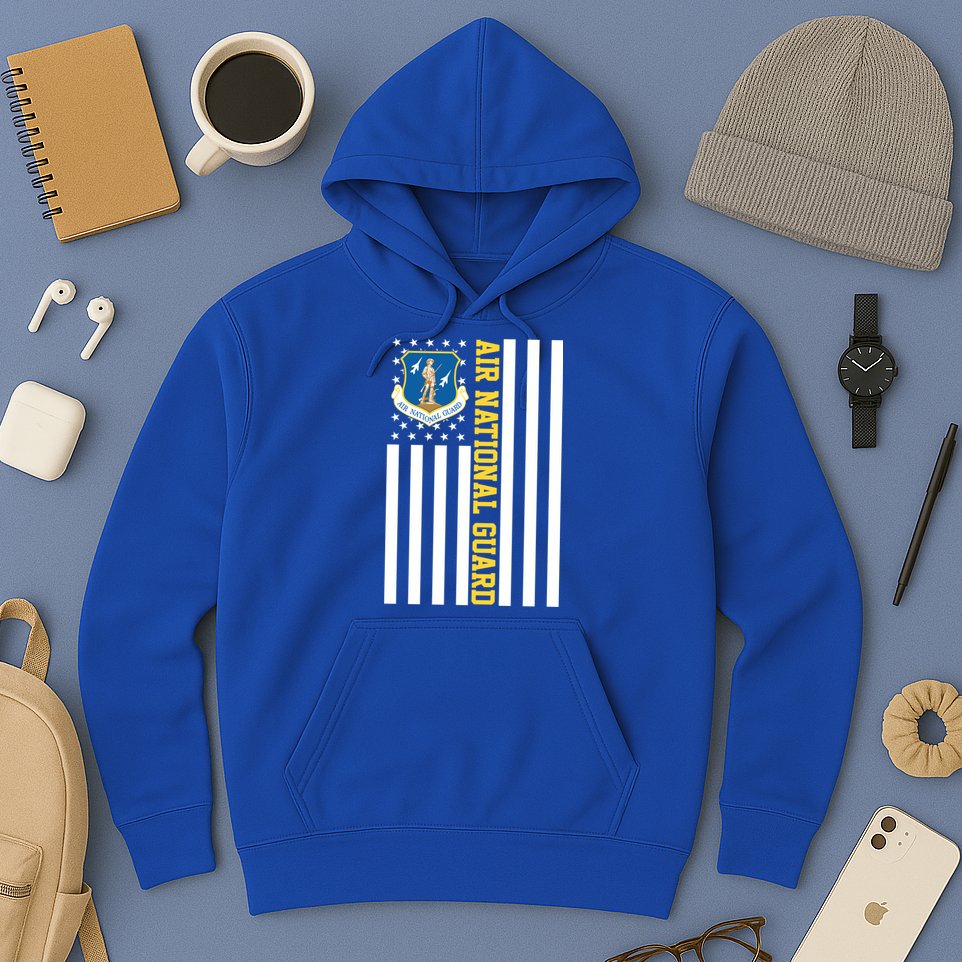 Air National Guard American Flag Gift Hoodie