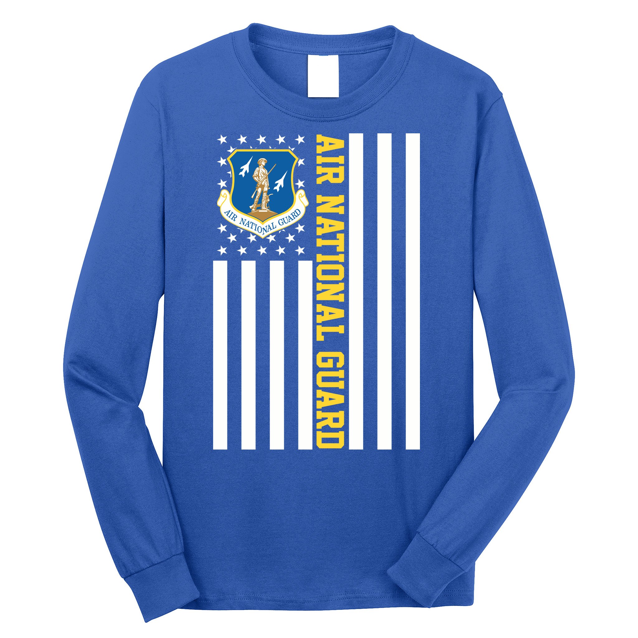 Air National Guard American Flag Gift Long Sleeve Shirt