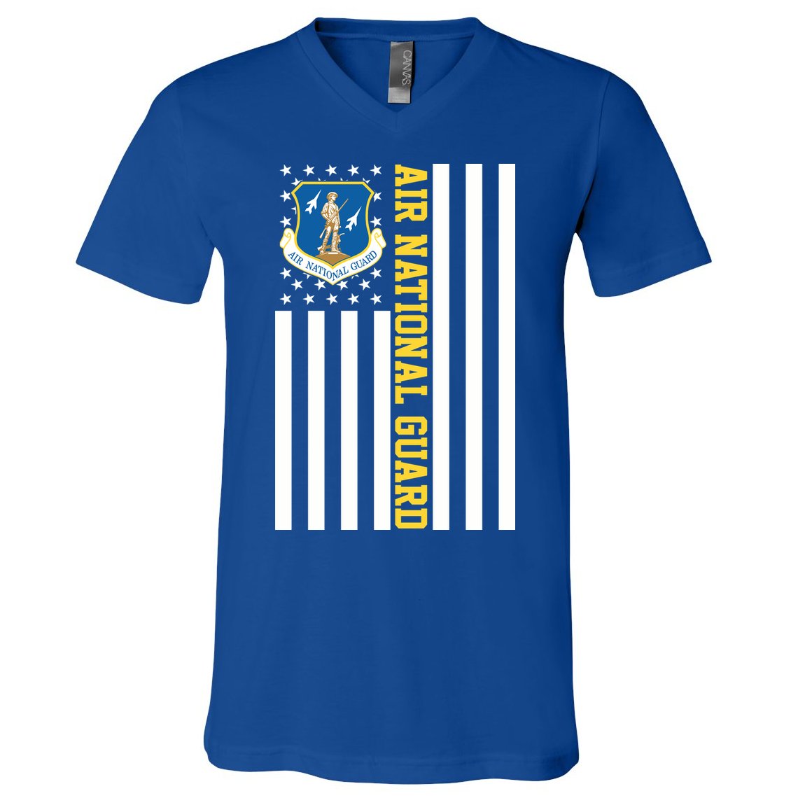 Air National Guard American Flag Gift V-Neck T-Shirt