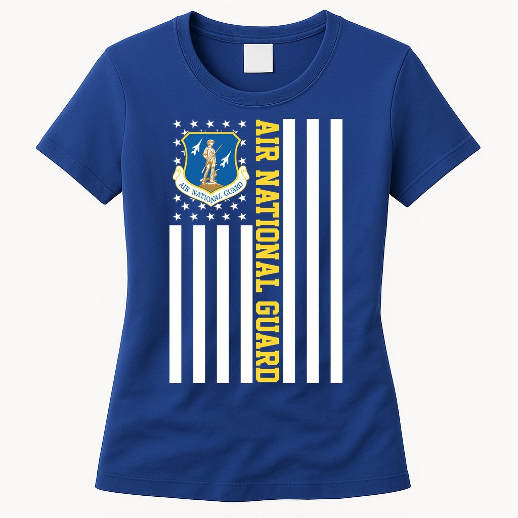 Air National Guard American Flag Gift Womens T-Shirt