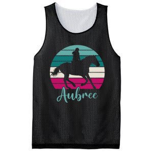 Aubree Name Gift Equestrian Aubree Horse Girl Mesh Reversible Basketball Jersey Tank