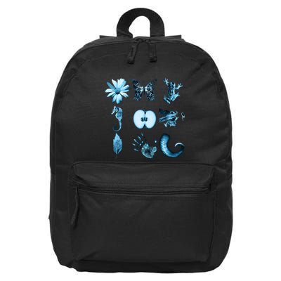 All Nine Glyphs Of Fringe 16 in Basic Backpack