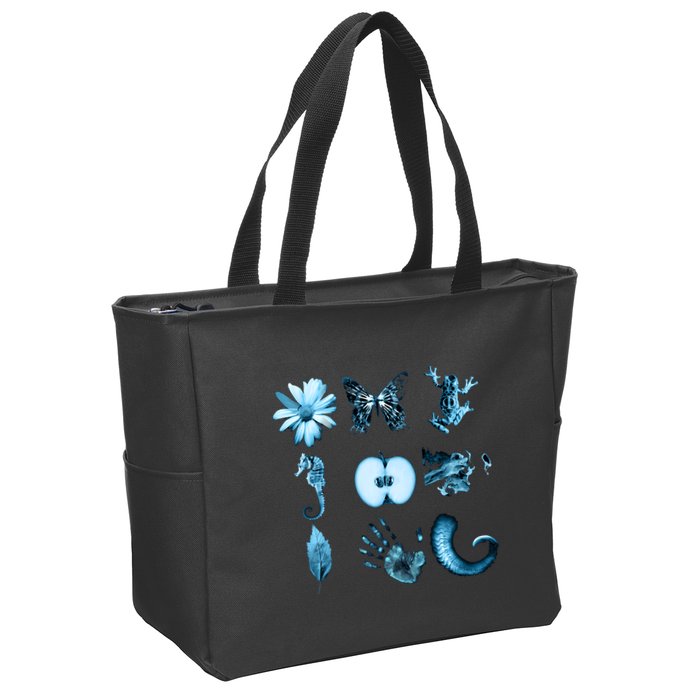 All Nine Glyphs Of Fringe Zip Tote Bag