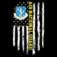 Air National Guard American Flag Impact Tech Backpack
