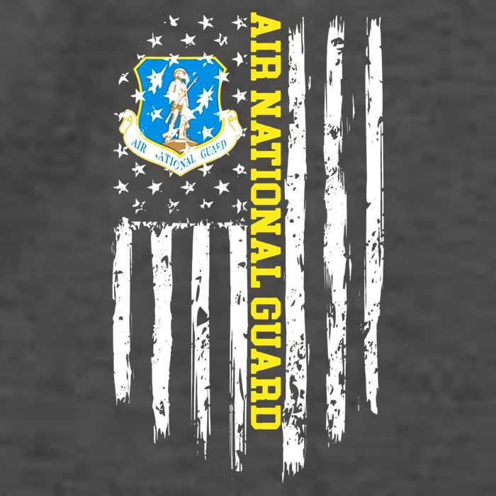 Air National Guard American Flag Vector Backpack