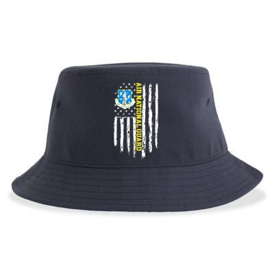 Air National Guard American Flag Sustainable Bucket Hat