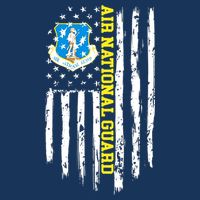 Air National Guard American Flag 16 in Basic Backpack