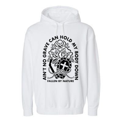 Aint No Grave Hymn Theme Garment-Dyed Fleece Hoodie