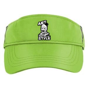 Art Never Goes Out Of Style Horror Clown Adult Drive Performance Visor