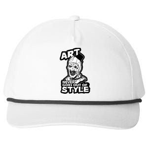 Art Never Goes Out Of Style Horror Clown Snapback Five-Panel Rope Hat