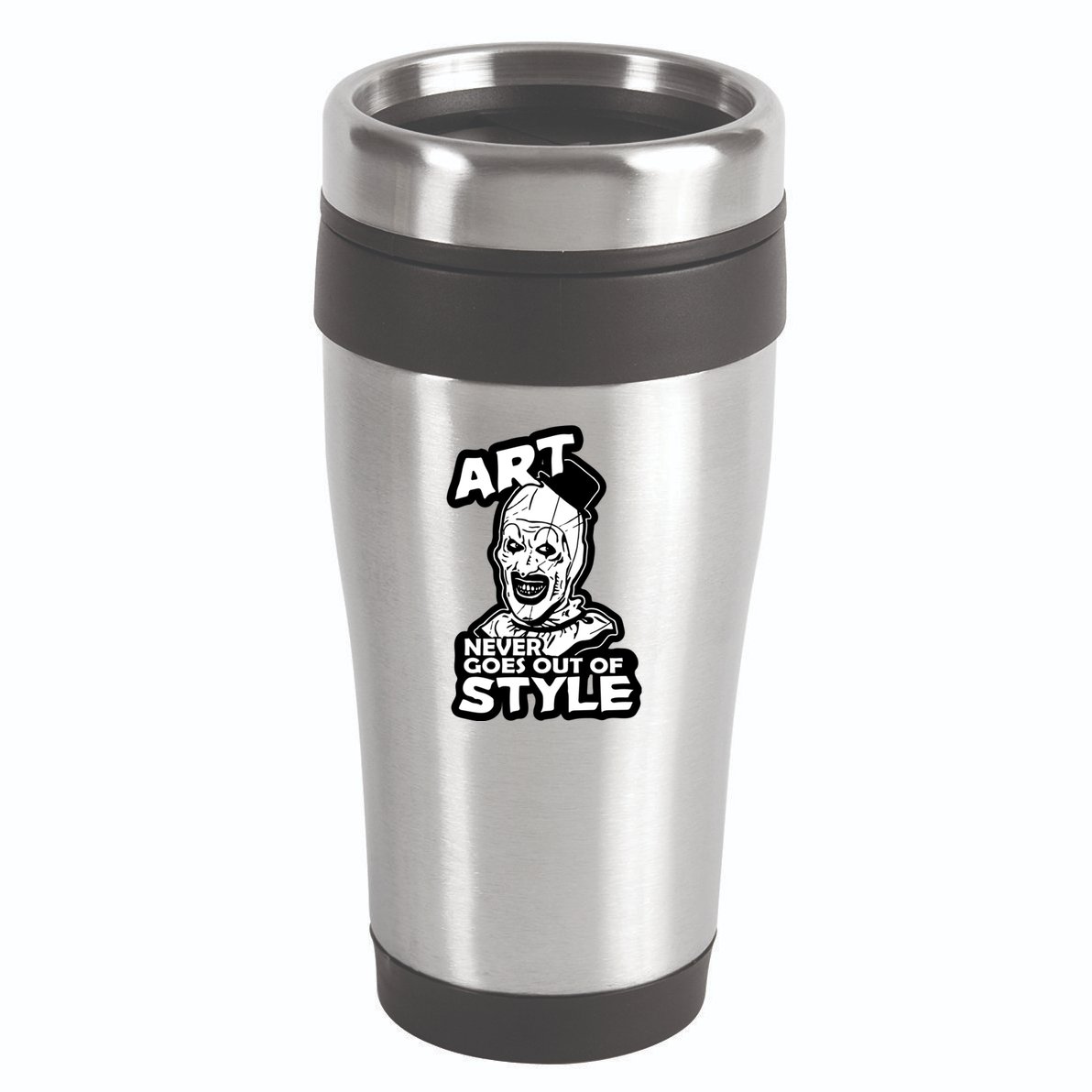 Art Never Goes Out Of Style Horror Clown 16oz Travel Tumbler
