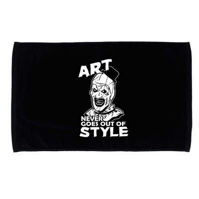 Art Never Goes Out Of Style Horror Clown Microfiber Hand Towel