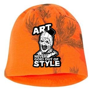 Art Never Goes Out Of Style Horror Clown Kati - Camo Knit Beanie