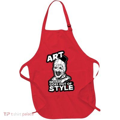 Art Never Goes Out Of Style Horror Clown Apron