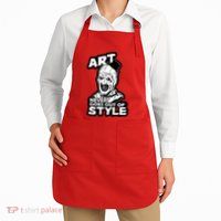 Art Never Goes Out Of Style Horror Clown Apron