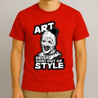 Art Never Goes Out Of Style Horror Clown T-Shirt