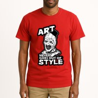 Art Never Goes Out Of Style Horror Clown Tall T-Shirt