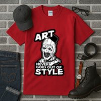 Art Never Goes Out Of Style Horror Clown Tall T-Shirt