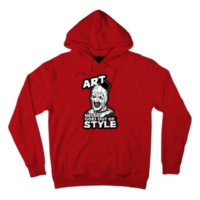 Art Never Goes Out Of Style Horror Clown Tall Hoodie