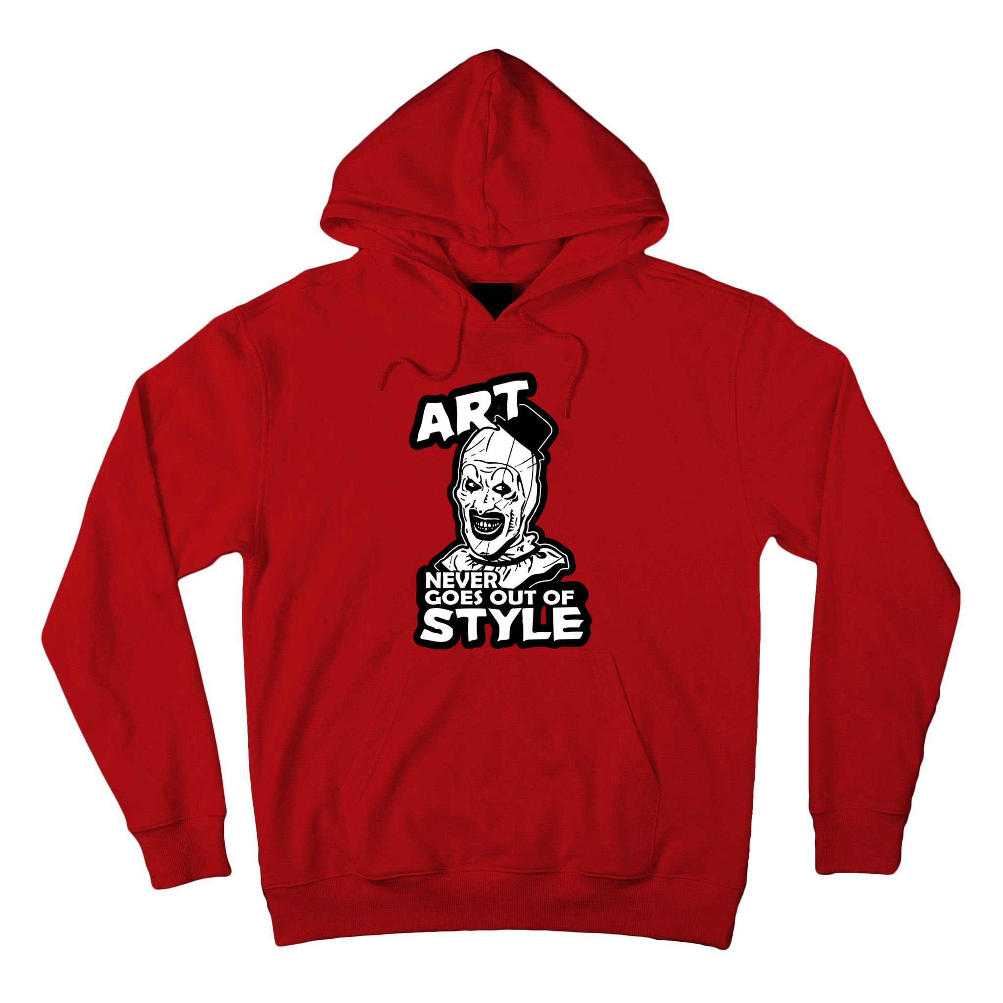 Art Never Goes Out Of Style Horror Clown Tall Hoodie