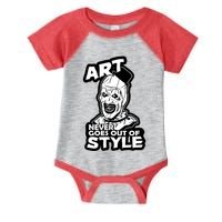 Art Never Goes Out Of Style Horror Clown Infant Baby Jersey Bodysuit