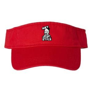 Art Never Goes Out Of Style Horror Clown Valucap Bio-Washed Visor