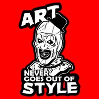 Art Never Goes Out Of Style Horror Clown Zip Tote Bag