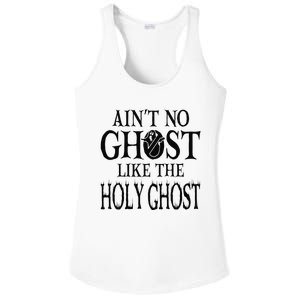 Ain't No Ghost Like The Holy Ghost - Christian Halloween Ladies PosiCharge Competitor Racerback Tank