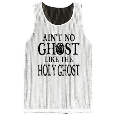 Ain't No Ghost Like The Holy Ghost - Christian Halloween Mesh Reversible Basketball Jersey Tank