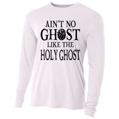 Ain't No Ghost Like The Holy Ghost - Christian Halloween Cooling Performance Long Sleeve Crew