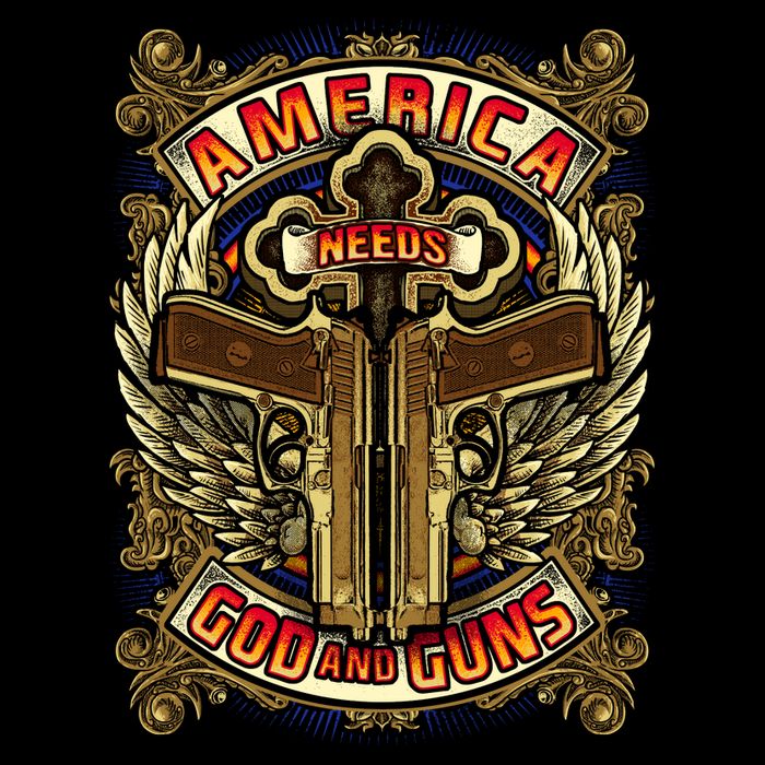 America Needs God And Guns Sweatshirt