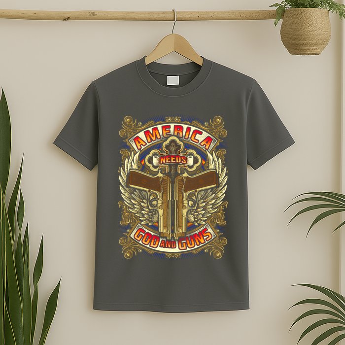America Needs God And Guns T-Shirt