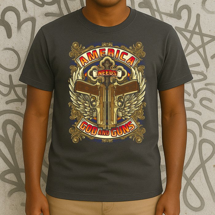 America Needs God And Guns T-Shirt