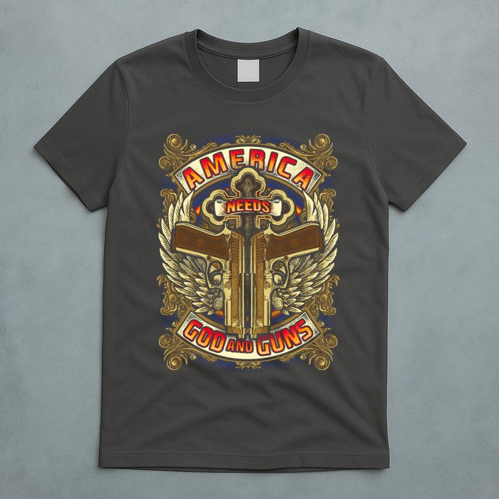 America Needs God And Guns T-Shirt