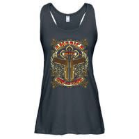 America Needs God And Guns Ladies Essential Flowy Tank