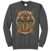 America Needs God And Guns Tall Sweatshirt