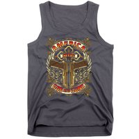 America Needs God And Guns Tank Top