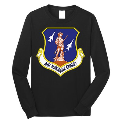 Air National Guard Military Veteran Patriotic Long Sleeve Shirt