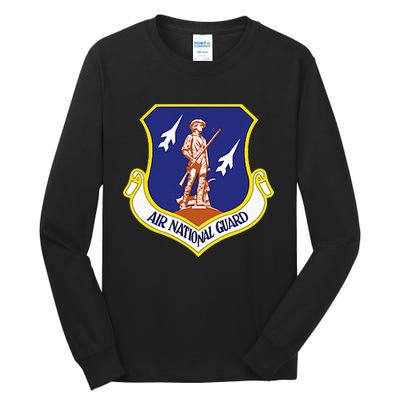 Air National Guard Military Veteran Patriotic Tall Long Sleeve T-Shirt