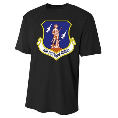 Air National Guard Military Veteran Patriotic Performance Sprint T-Shirt