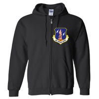 Air National Guard Military Veteran Patriotic Full Zip Hoodie